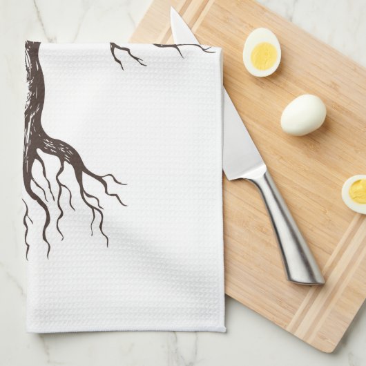 Linge De Cuisine Arbre (Quart Plié)