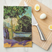 Linge De Cuisine Arbre à châtaignes en fleurs par Vincent van Gogh (Quart Plié)