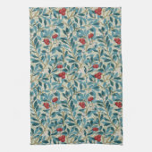 Linge De Cuisine Arbre à framboises rouges, William Morris (Vertical)