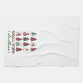 Linge De Cuisine Arbre à plaid agricole Petite ville Noël (Horizontal)