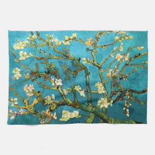 Linge De Cuisine Arbre d'amande fleurissant Van Gogh Art