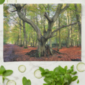 Linge De Cuisine Arbre Dans Les Bois (Plié)