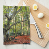 Linge De Cuisine Arbre Dans Les Bois (Quart Plié)