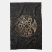 Linge De Cuisine Arbre de la vie avec Triquetra sur le motif de (Vertical)
