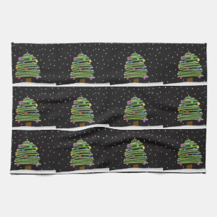 Linge De Cuisine Arbre de Noël