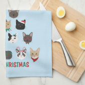 Linge De Cuisine Arbre de Noël (Quart Plié)