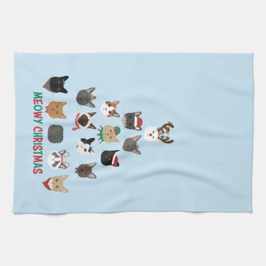 Linge De Cuisine Arbre de Noël (Horizontal)