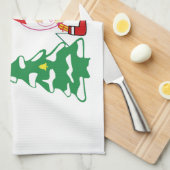 Linge De Cuisine Arbre de Noël (Quart Plié)