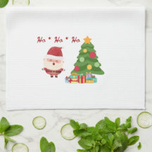 Arbre de Noël avec Père Noël sur une