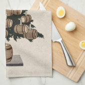 Linge De Cuisine Arbre de Noël Beer Keg (Quart Plié)