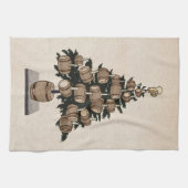 Linge De Cuisine Arbre de Noël Beer Keg (Horizontal)