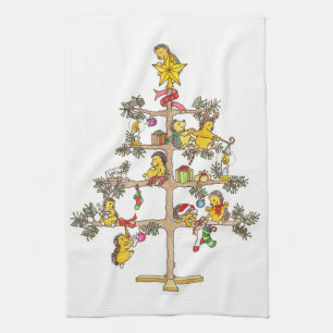 Linge De Cuisine Arbre de Noël de hérisson