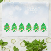Linge De Cuisine arbre de Noël de Joyeux Noël (Plié)