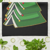 Linge De Cuisine Arbre de Noël de la réservation IV (Plié)