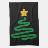 Linge De Cuisine Arbre de Noël drôle (Vertical)