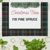 Linge De Cuisine Arbre de Noël Fraîchement Cueilli pour la Maison d (Plié)