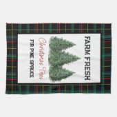 Linge De Cuisine Arbre de Noël Fraîchement Cueilli pour la Maison d (Horizontal)