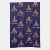 Linge De Cuisine Arbre de Noël Gold (Vertical)