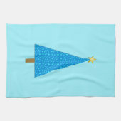 Linge De Cuisine Arbre de Noël moderne (Horizontal)