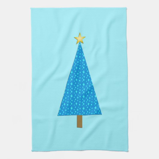 Linge De Cuisine Arbre de Noël moderne (Vertical)