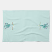 Linge De Cuisine Arbre de Noël tourbillonnant (Horizontal)