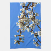 Linge De Cuisine Arbre de printemps blanc fleuri blanc (Vertical)