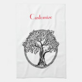 Linge De Cuisine Arbre de vie Thunder_Cove (Vertical)