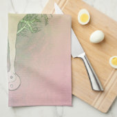 Linge De Cuisine Arbre de yoga de rose en pastel (Quart Plié)