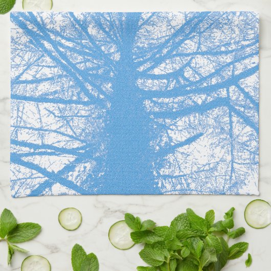 LINGE DE CUISINE ARBRE D'HIVER (Plié)