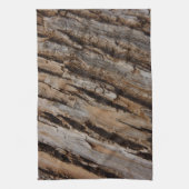 Linge De Cuisine Arbre écorce I Abstrait naturel texturé (Vertical)