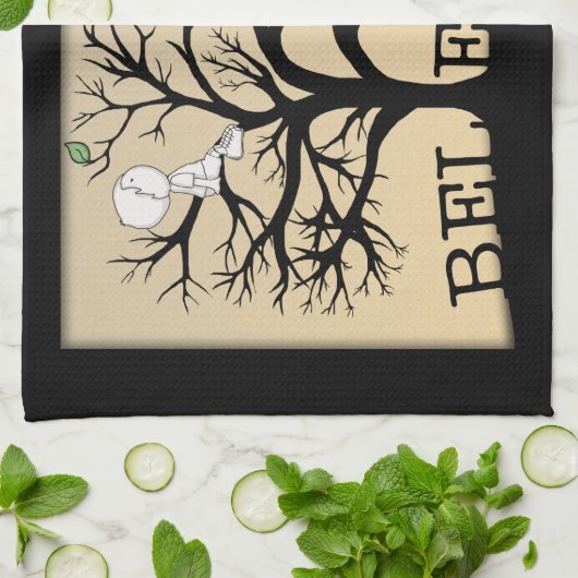 Linge De Cuisine Arbre en floraison (Plié)