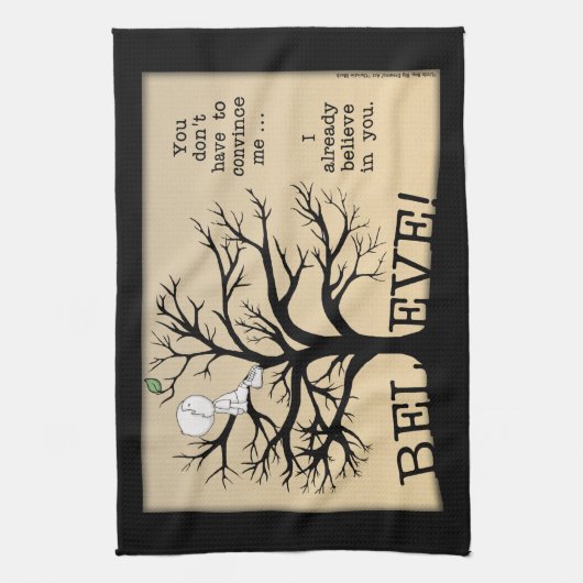 Linge De Cuisine Arbre en floraison (Vertical)