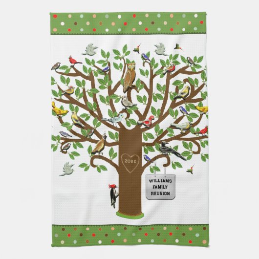 Linge De Cuisine Arbre généalogique (Vertical)