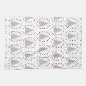 Linge De Cuisine Arbre patriotique aux étoiles rouges et bleues (Horizontal)