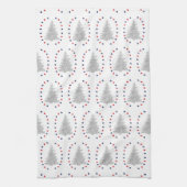 Linge De Cuisine Arbre patriotique aux étoiles rouges et bleues (Vertical)