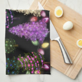 Linge De Cuisine Arbres de Noël multicolores (Quart Plié)