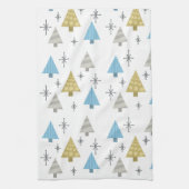 Linge De Cuisine Arbres de Noël rétro des années 50 (Vertical)