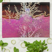 LINGE DE CUISINE ARBRES D'HIVER (Plié)