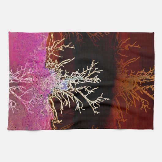 LINGE DE CUISINE ARBRES D'HIVER (Horizontal)