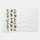 Linge De Cuisine Arbres modernes du milieu du siècle (Horizontal)