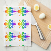 Linge De Cuisine Arc-en-ciel (Quart Plié)