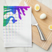 Linge De Cuisine Arc-en-ciel (Quart Plié)