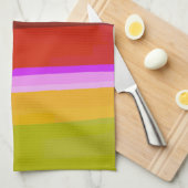 Linge De Cuisine Arc-en-ciel Abstrait (Quart Plié)