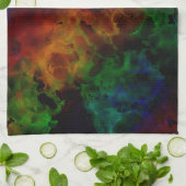 Linge De Cuisine Arc-en-ciel Abstrait moderne (Plié)