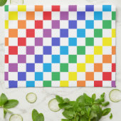 Linge De Cuisine Arc-en-ciel Checkered (Plié)