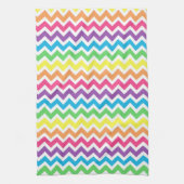 Linge De Cuisine Arc-en-ciel Chevron (Vertical)