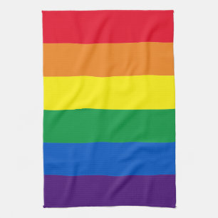 Linge De Cuisine Arc-en-ciel couleurs Lgbt Lgbtq drapeau gay