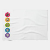 Linge De Cuisine Arc-en-ciel de Frenchie (Horizontal)