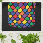 Linge De Cuisine Arc-en-ciel de Kitty (Plié)