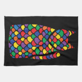 Linge De Cuisine Arc-en-ciel de Kitty (Horizontal)